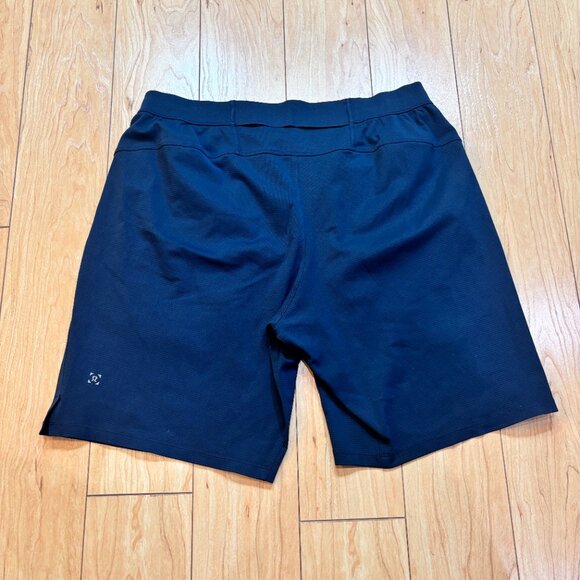 Lululemon Warp Lite Chino Shorts 9" Inseam Drawstring Navy Blue Men's Size Large - Picture 2 of 6
